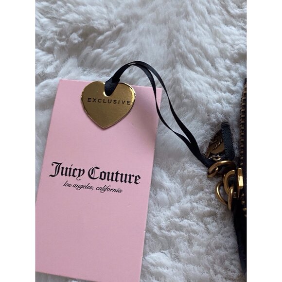 Juicy Couture Juicy Romance Coin Zip Around Wallet Natural Leopard NEW - Picture 3 of 11
